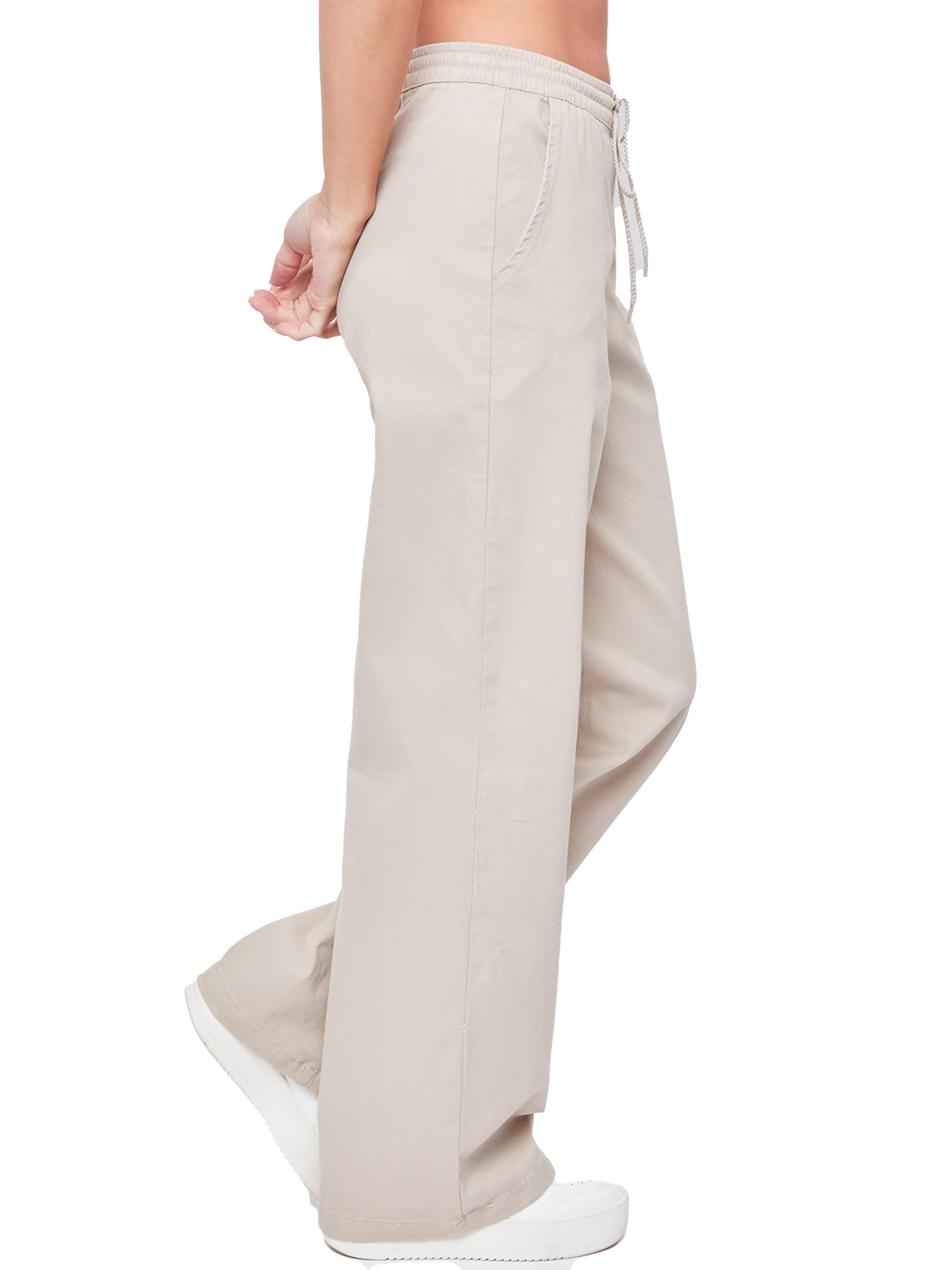 YMI Women's High Waisted Wide Leg Jogger Jeans - Comfortable Stretch Denim Pants for Casual Wear, Work & Everyday Outfits
