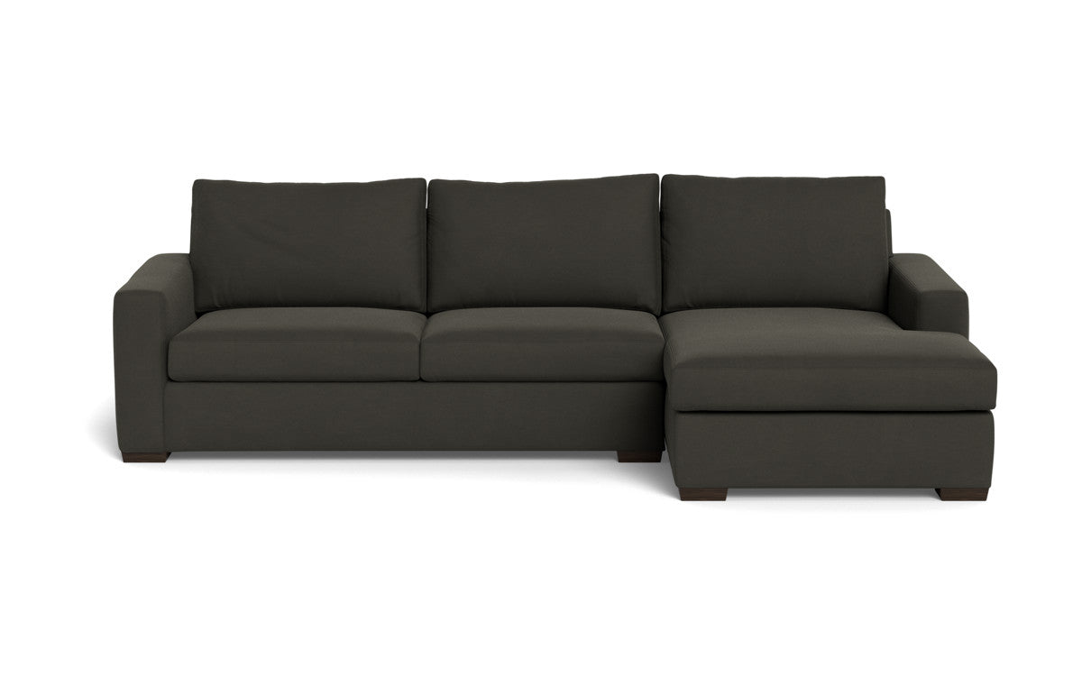 Modern Mesa 123 Right Chaise Sectional Sofa - Comfortable L-Shaped Couch for Living Room, Family Room & Lounge Areas