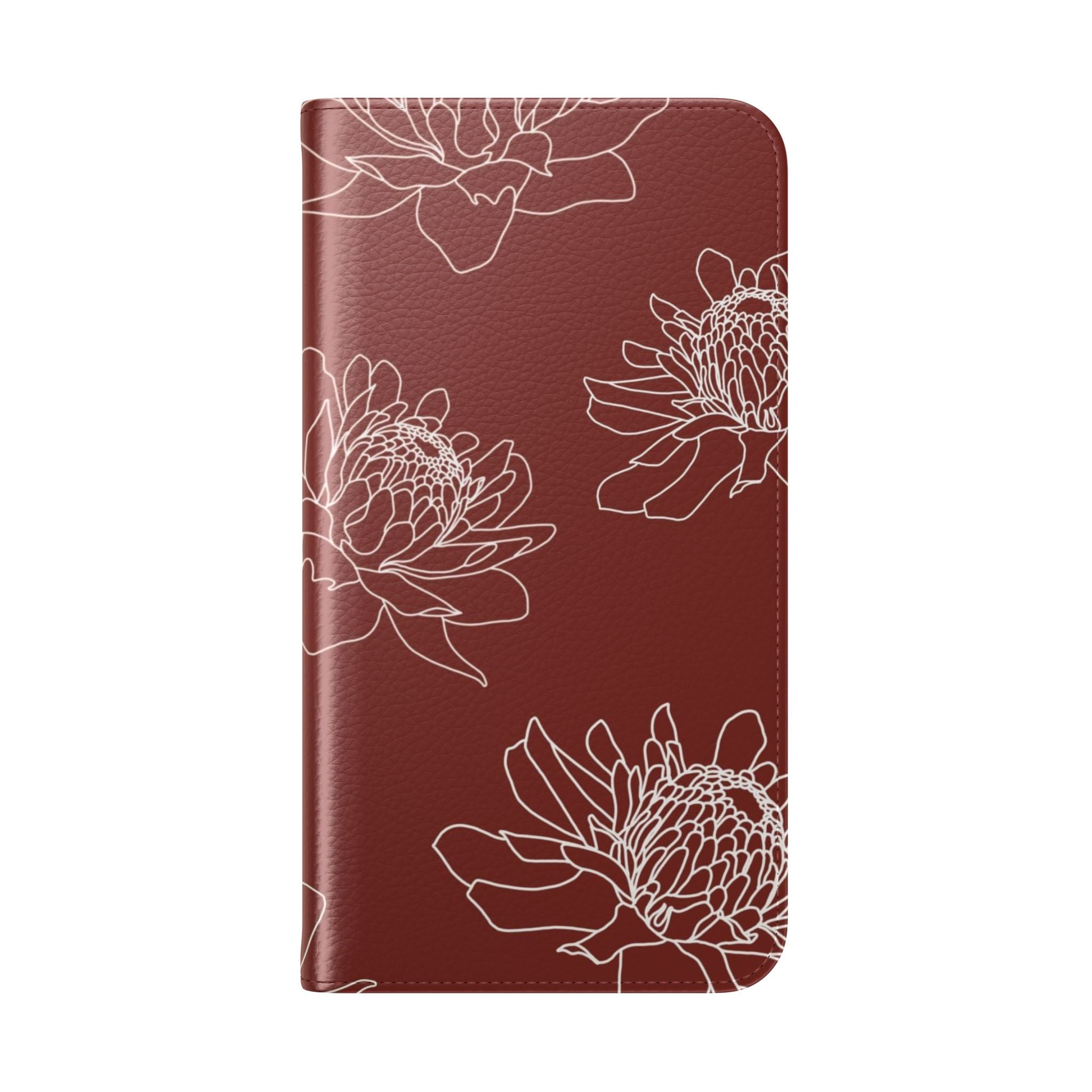 Torch Ginger Folio Case - Elegant & Durable Phone Cover for iPhone & Samsung - Perfect for Travel, Work & Everyday Use