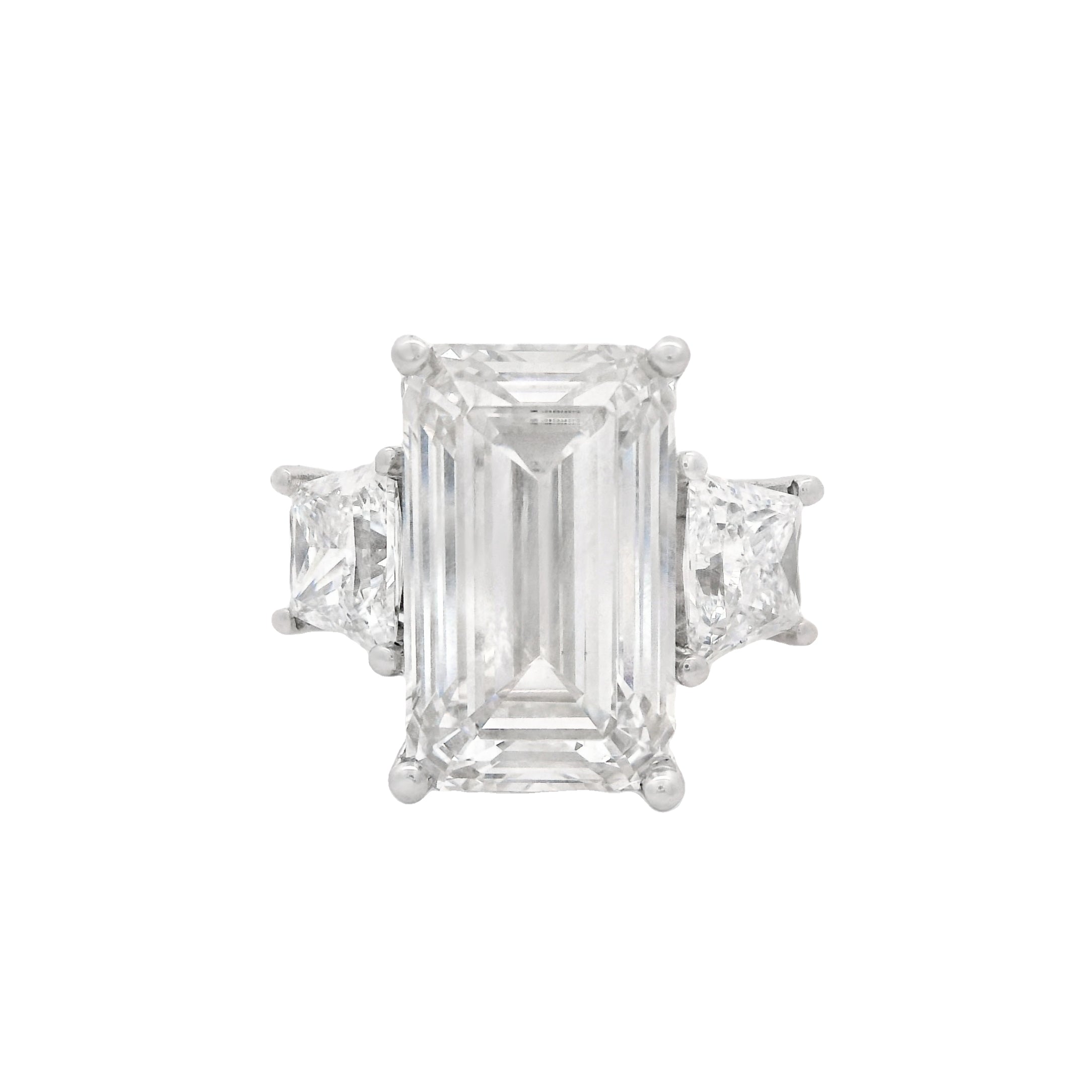14K Gold Emerald Cut 10 Carat VVS Lab Grown Diamond Engagement Ring for Women - Perfect for Proposals, Anniversaries & Special Occasions | JTJ™