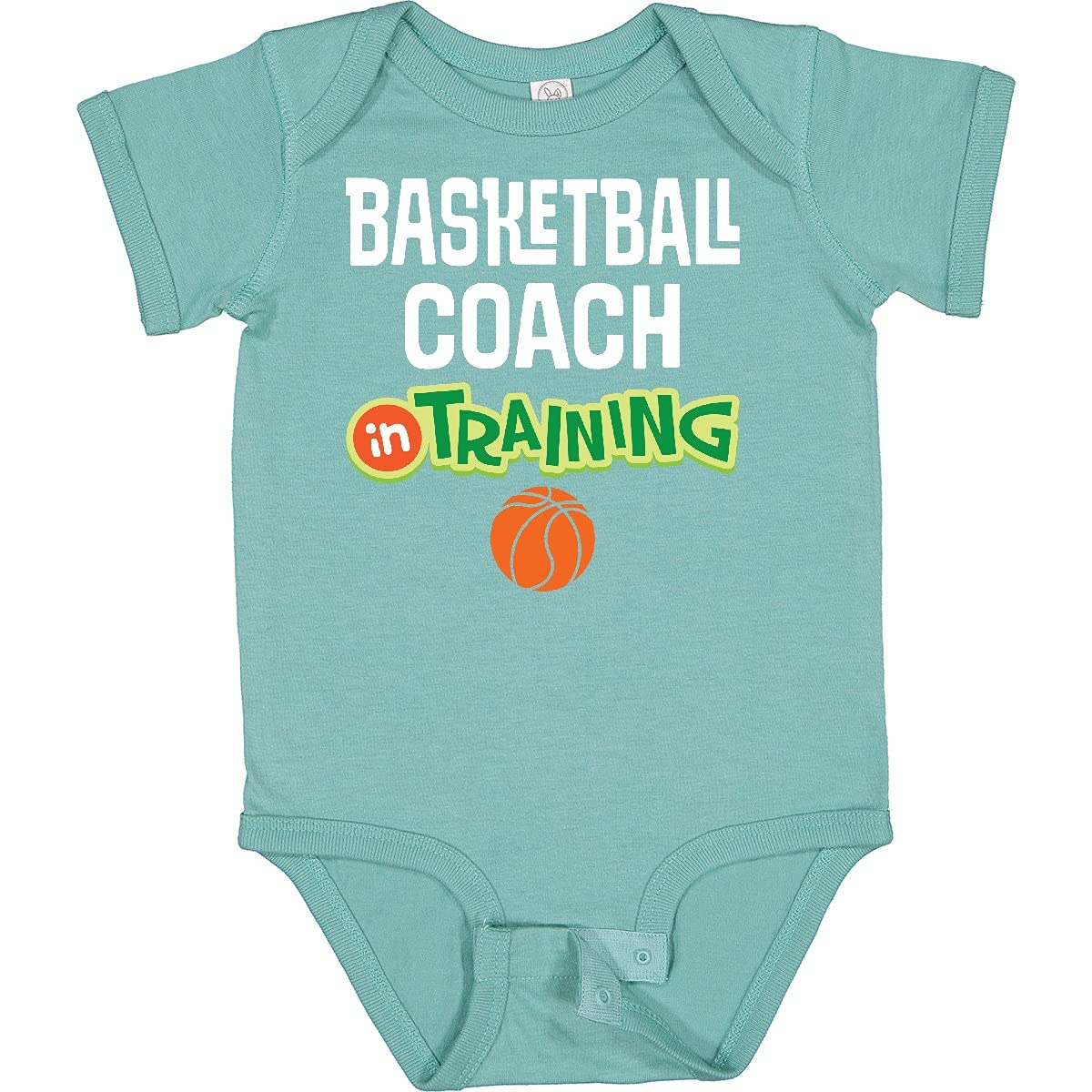 Inktastic Basketball Coach in Training Baby Bodysuit - Cute Sports Outfit for Infants & Toddlers - Perfect for Game Day, Practice, and Basketball Fan Gifts