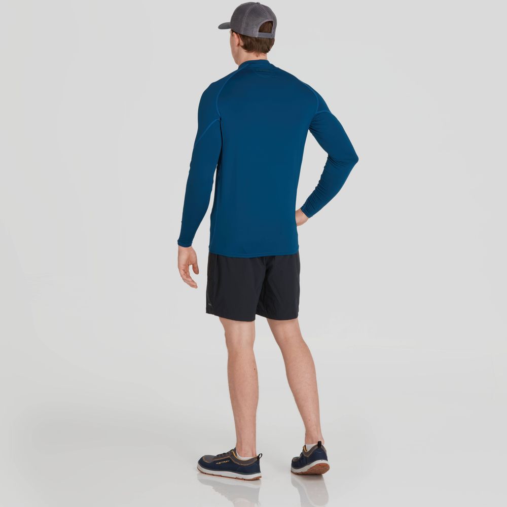 NRS Men's Long Sleeve Rashguard - UPF 50+ Sun Protection for Surfing, Swimming & Outdoor Activities