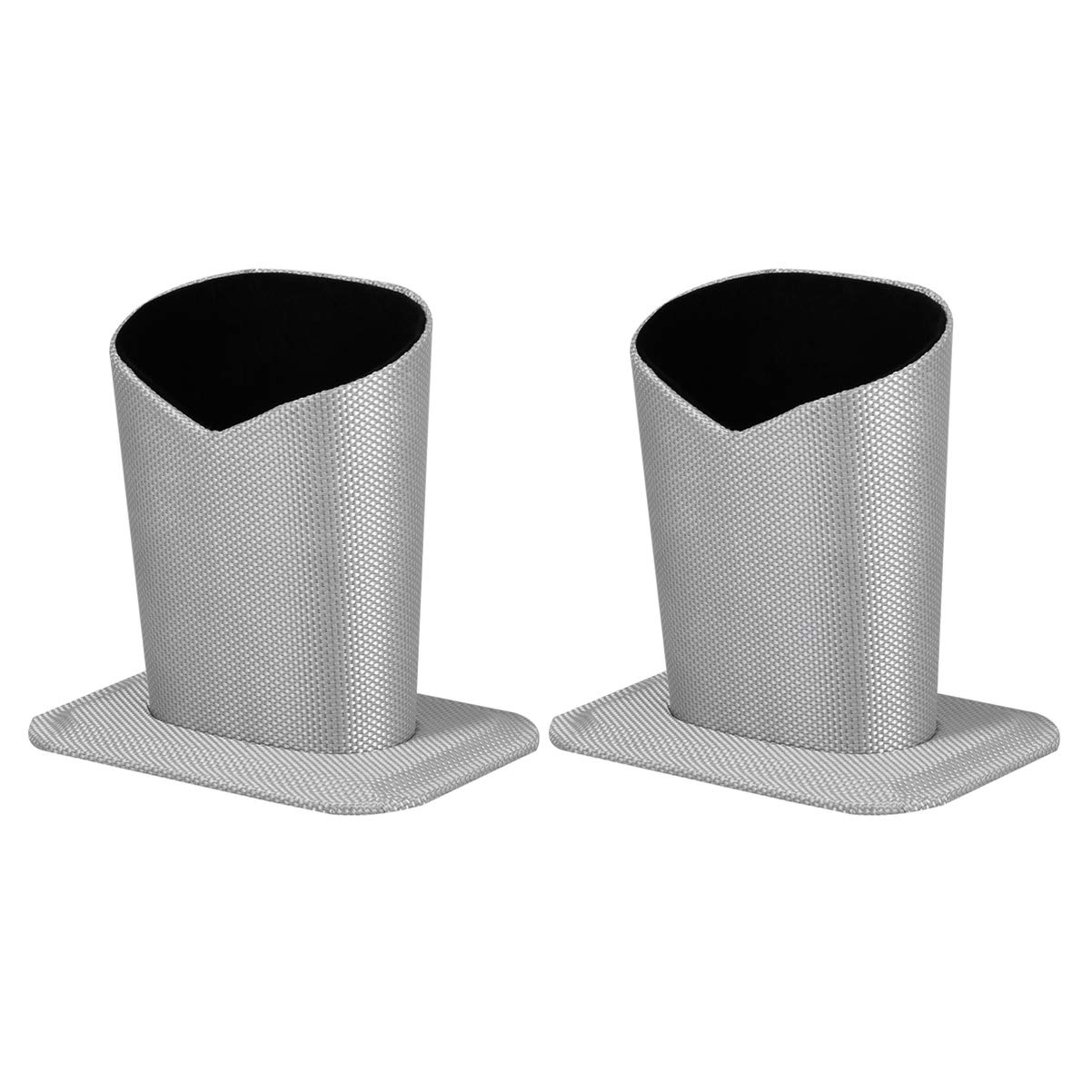 2 Pack Silver Eyeglass Holder & Sunglasses Display Stand - Desk & Nightstand Organizer for Glasses Case - Perfect for Home, Office, and Retail Store Display