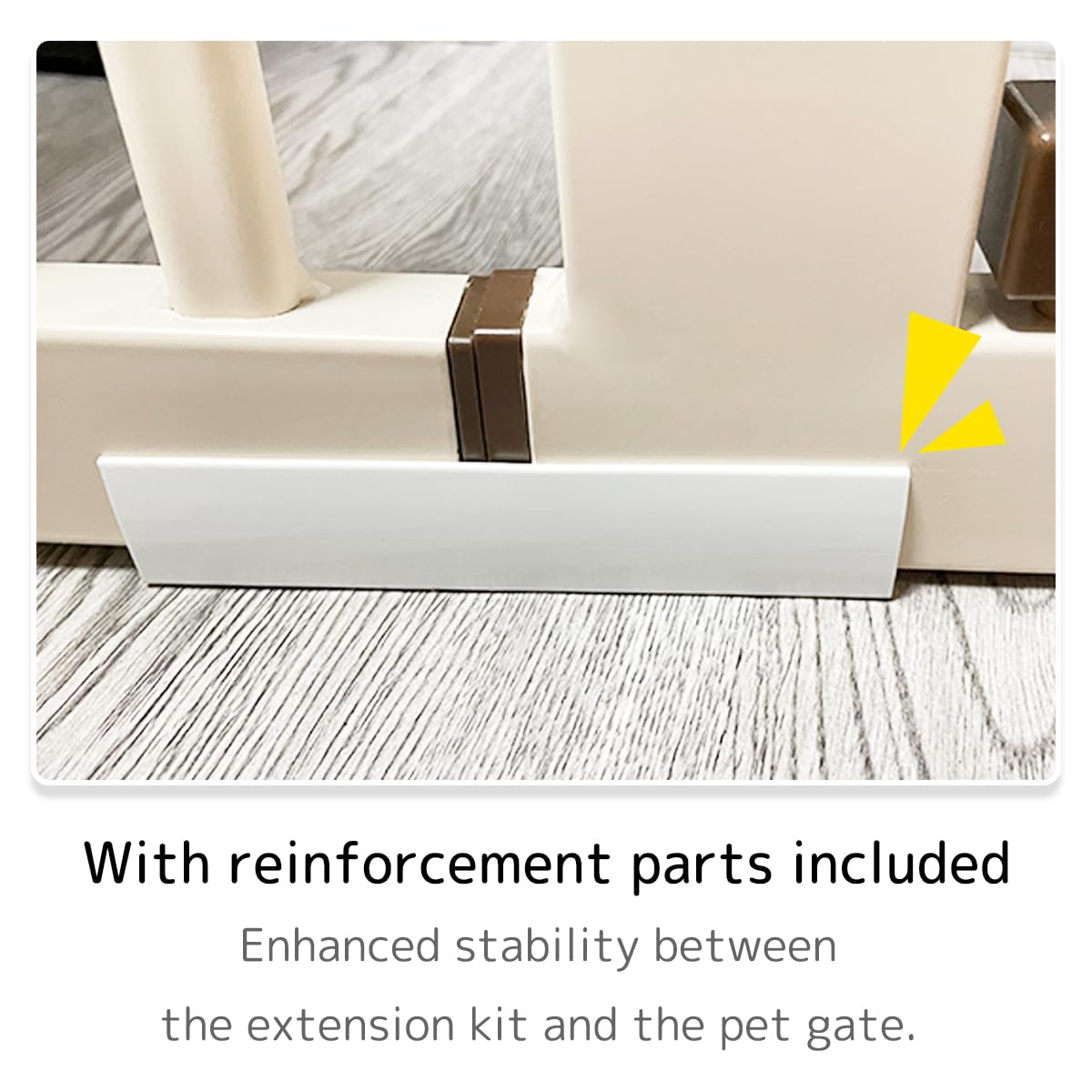 Lumizone Extra Tall Cat Gate Extension Kit - 61.02