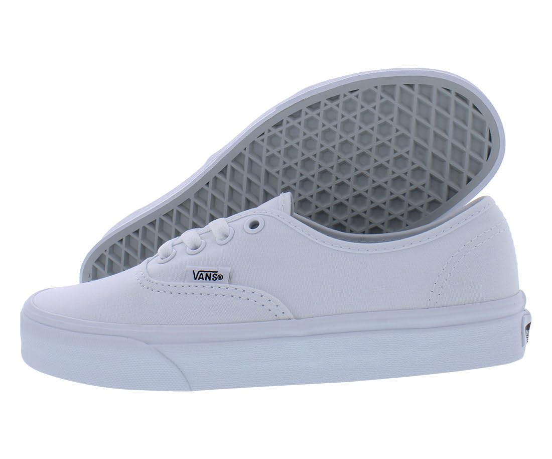 Vans Authentic Unisex Sneakers - Classic White Canvas Shoes for Men & Women | Casual Wear, Skateboarding, Street Style