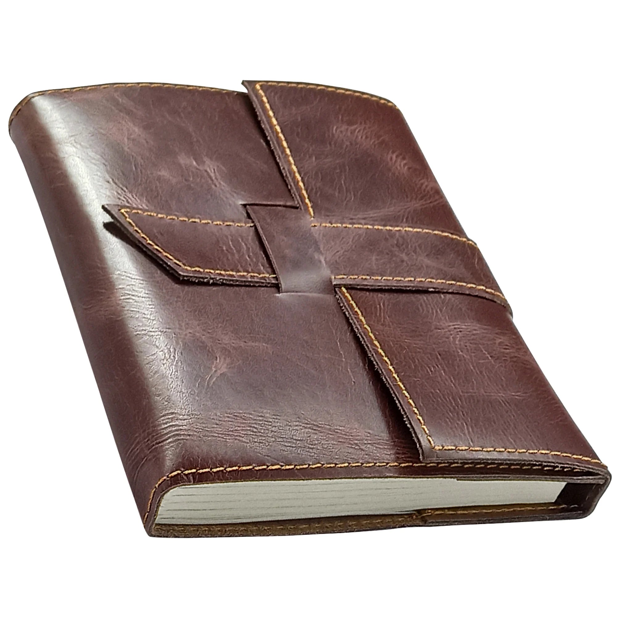 Premium Leather Refillable Journal Notebook - Handmade Genuine Leather Writing Diary for Men & Women - Perfect for Travel, Office & Gift Giving