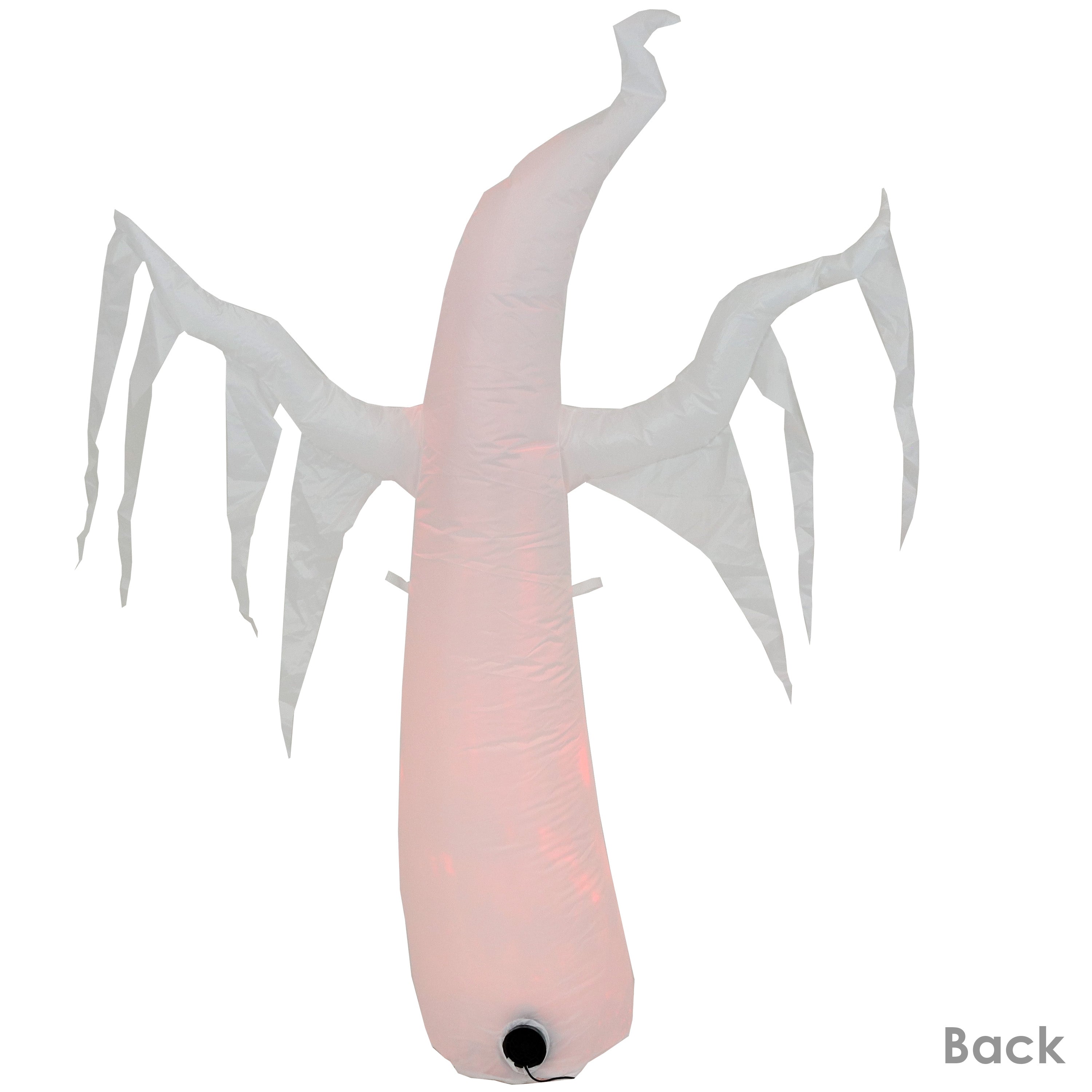 Sunnydaze 58-Inch Spooky Glowing Ghost Inflatable Halloween Decoration - Outdoor Yard Haunt for Halloween Party Decorations