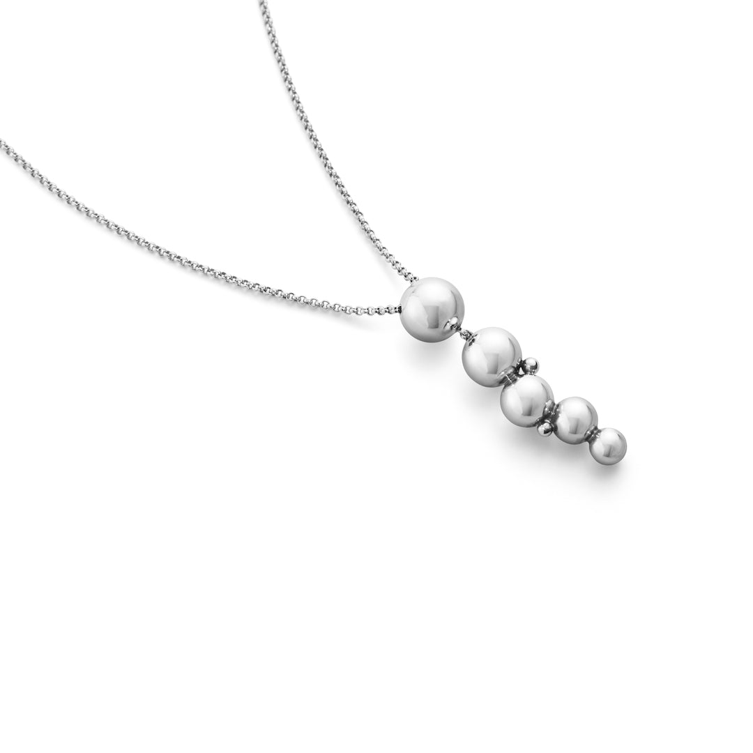 Moonlight Grapes Pendant Necklace - Elegant Grape Vine Jewelry for Women, Sterling Silver Dainty Necklace, Perfect Gift for Birthday, Anniversary & Valentine's Day | Great for Date Nights, Parties & Special Occasions