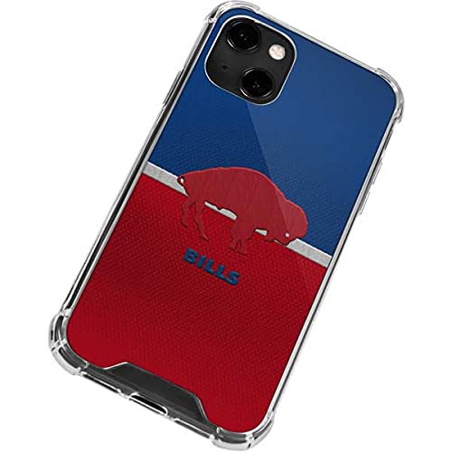 Officially Licensed NFL Buffalo Bills Vintage Design Clear Phone Case for iPhone 13 - Durable Scratch-Resistant Protection - Perfect for Football Fans & Game Day