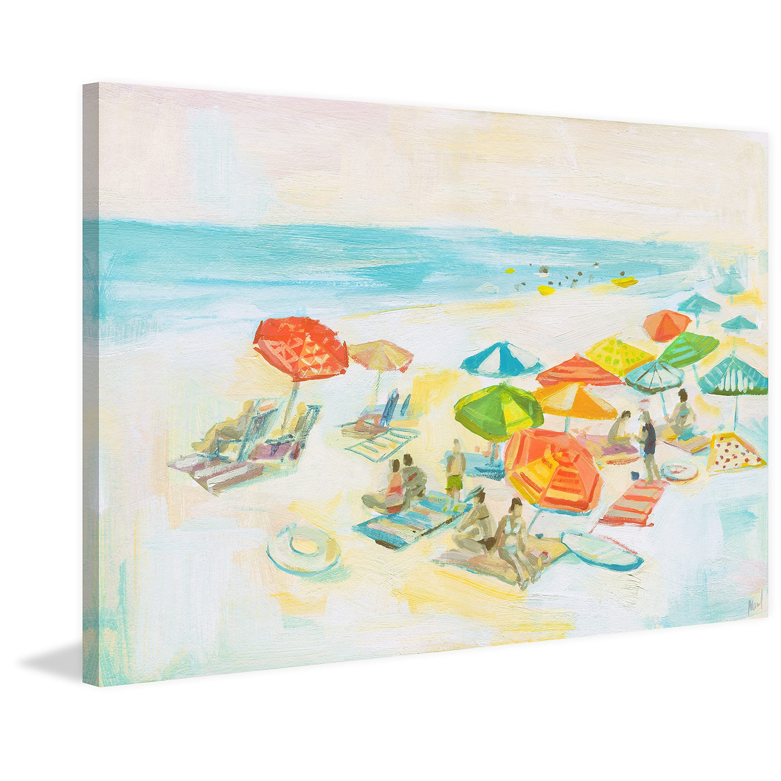 MARMONT HILL - Handmade Beach Diversity Canvas Wall Art Print 36