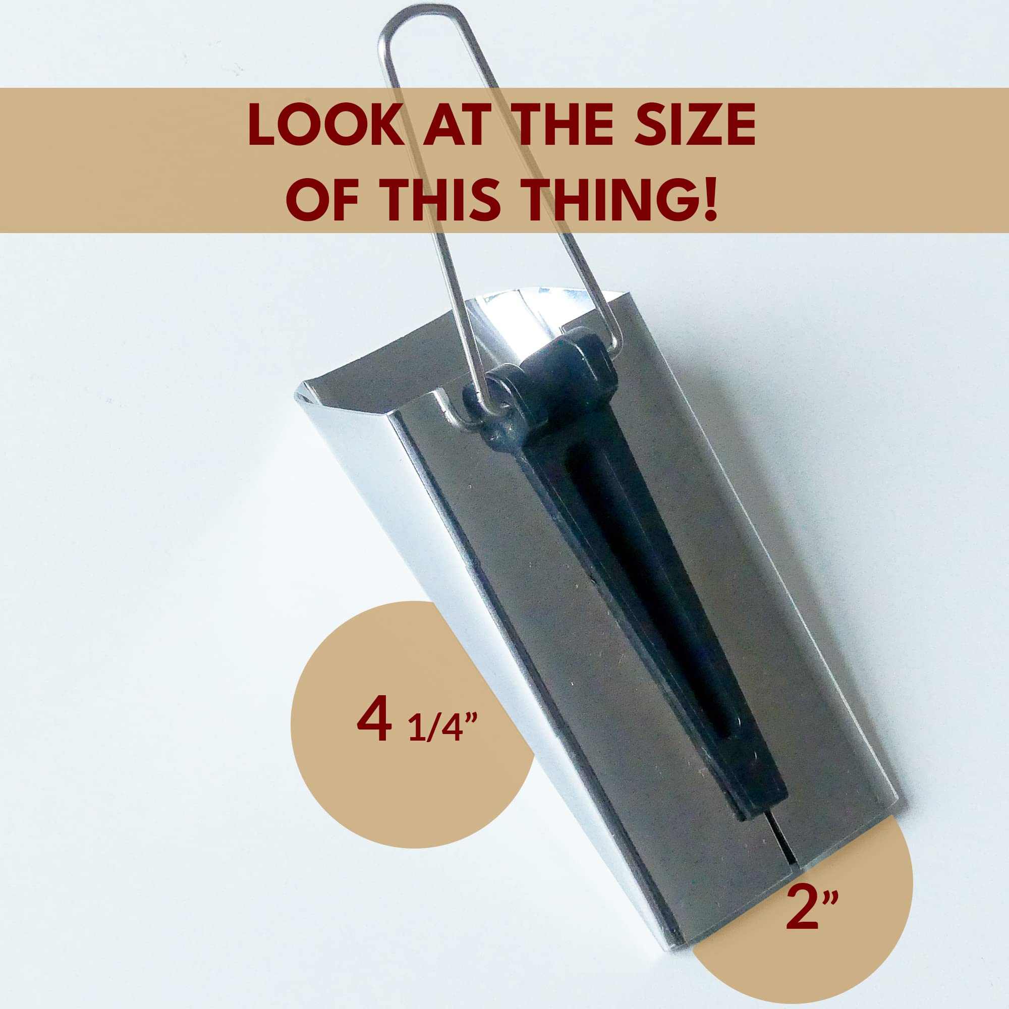 Madam Sew XL 50mm Bias Tape Maker - Single & Double Fold Quilting Binding Tool, Fabric Tube Maker for Seam Binding | Perfect for DIY Quilts, Sewing Projects & Crafting