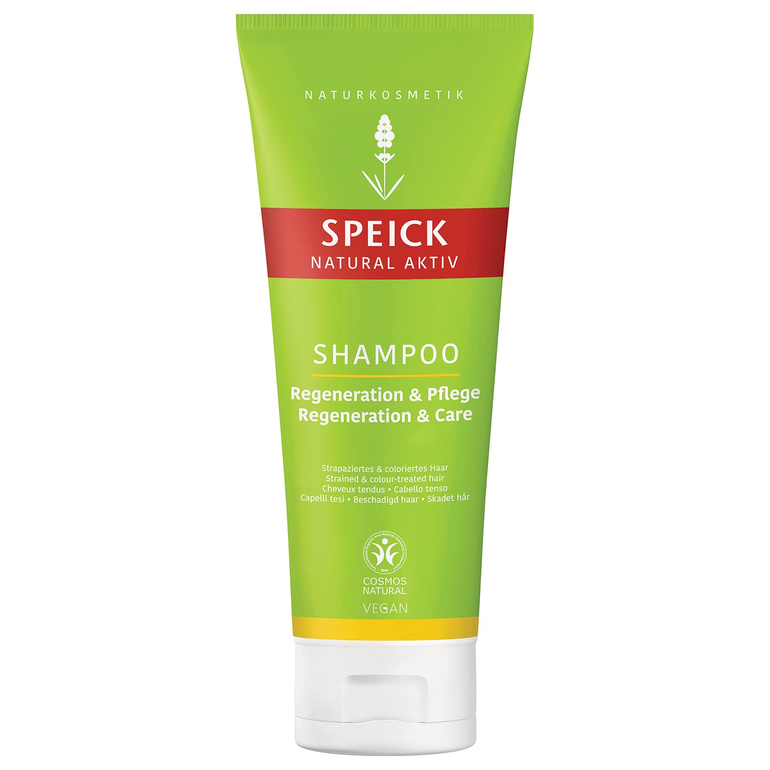 Speick Natural Active Shampoo for Hair Regeneration & Care - 6.76 Oz - Sulfate-Free & Vegan Formula for Damaged Hair Repair - Perfect for Daily Use & Scalp Nourishment