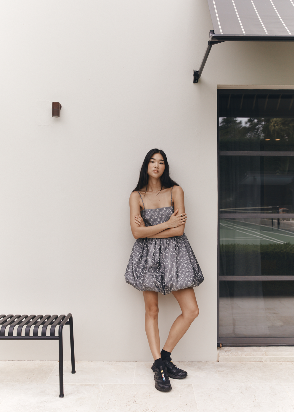 Elegant Acetate Jacquard Strap Mini Dress for Women - Perfect for Cocktail Parties, Date Nights & Summer Outings
