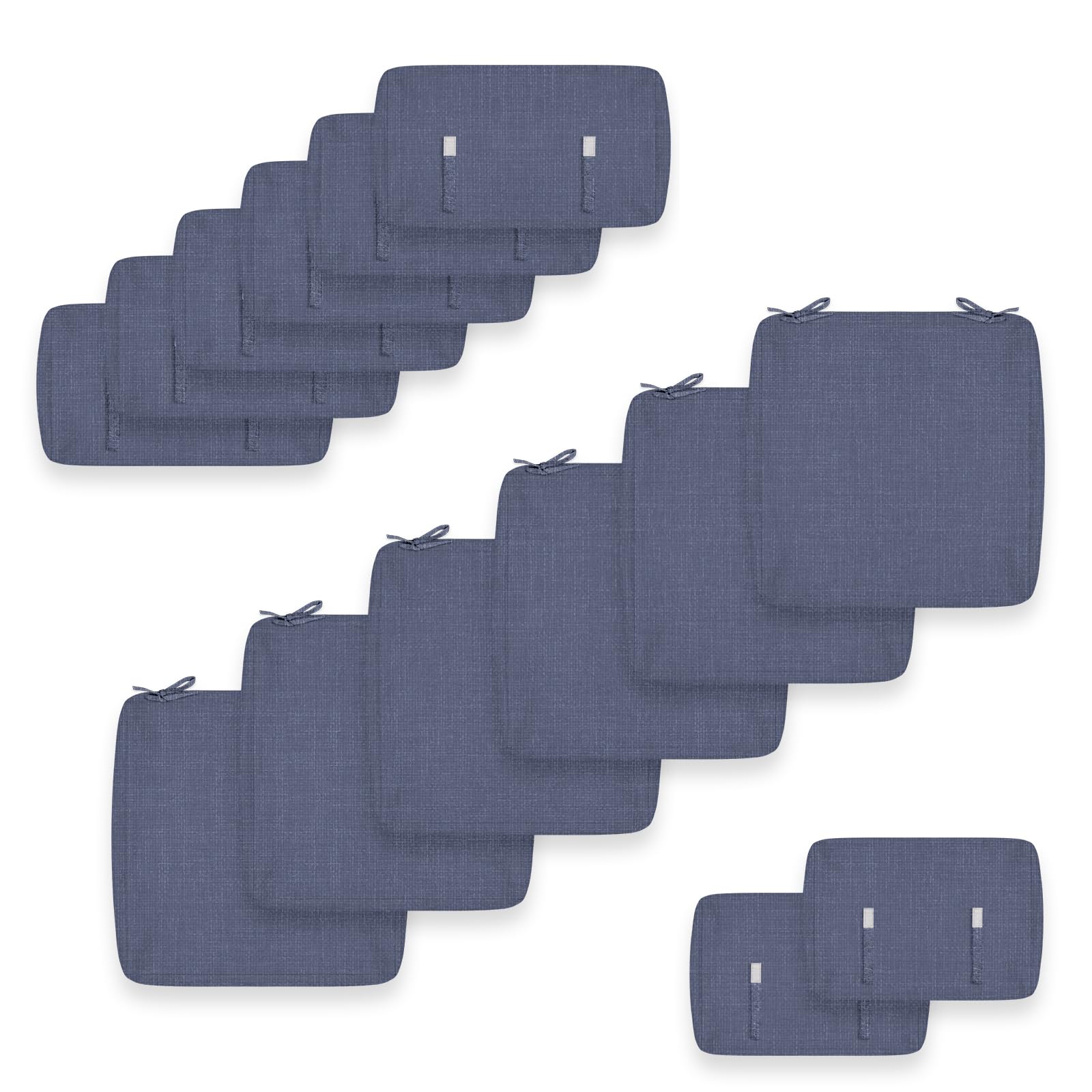 NICESOUL® 14-Piece Outdoor Patio Cushion Covers Set - 28