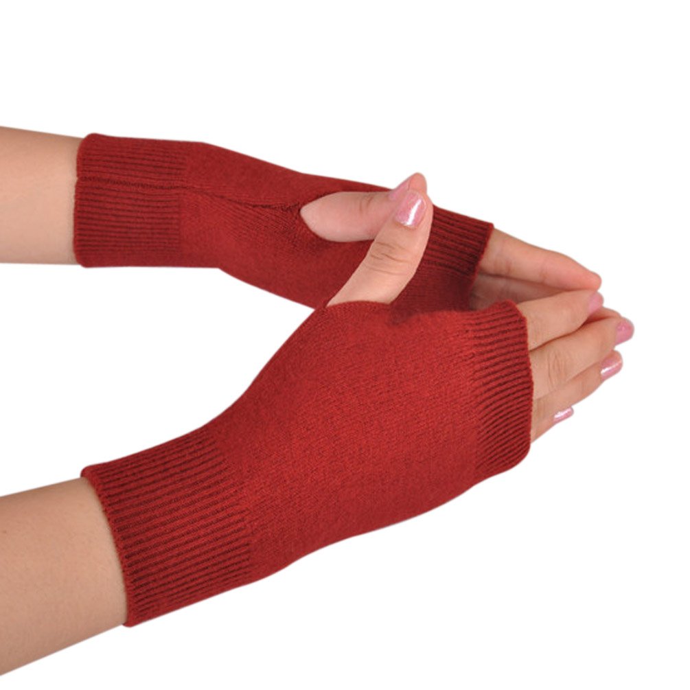 Novawo Wool Blend Fingerless Gloves - Soft Winter Arm Warmers for Typing, Driving & Outdoor Activities - Warm & Flexible Unisex Handwear for Work & Daily Use