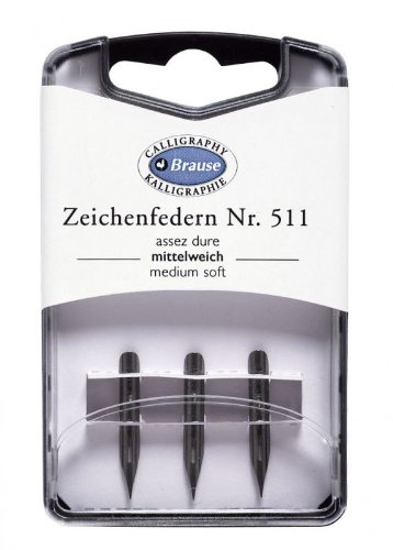 3-Pack Medium Soft Nibs for Calligraphy Pens - Perfect for Hand Lettering, Scrapbooking & Art Projects