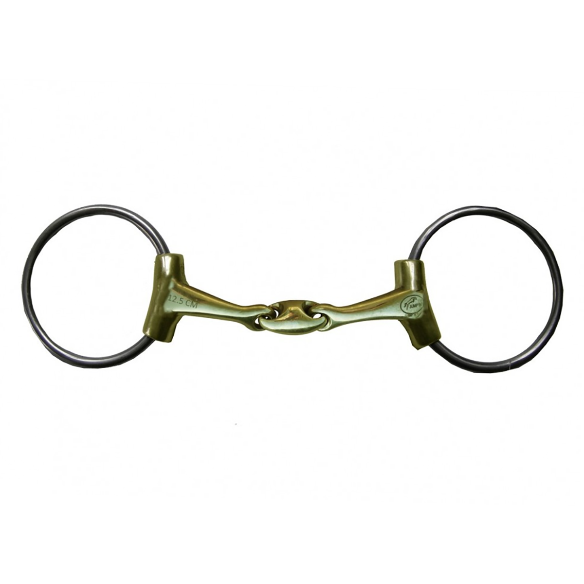 Jump'in French Link Tube Loose Ring Bit for Horses - Comfortable & Durable Training Bit for Dressage, Jumping & Trail Riding