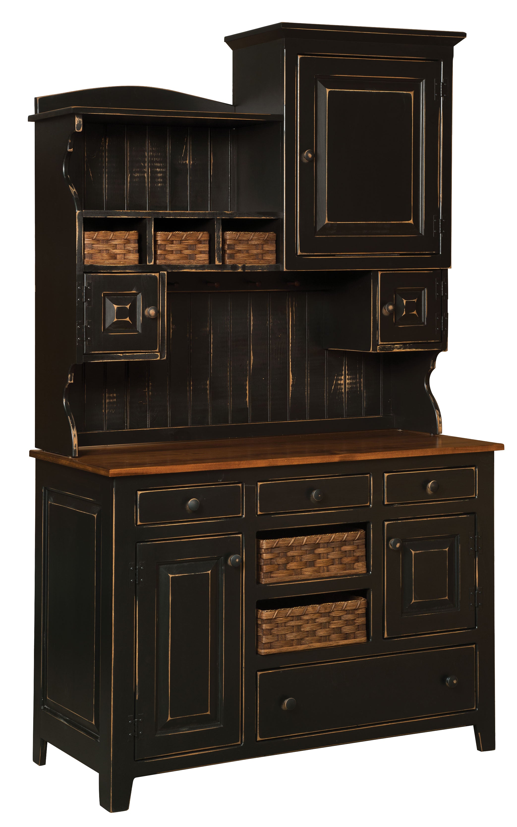 Lizzies Hutch - Premium Wooden Storage Cabinet for Home & Office Organization - Perfect for Kitchen, Living Room, or Bedroom Storage Solutions