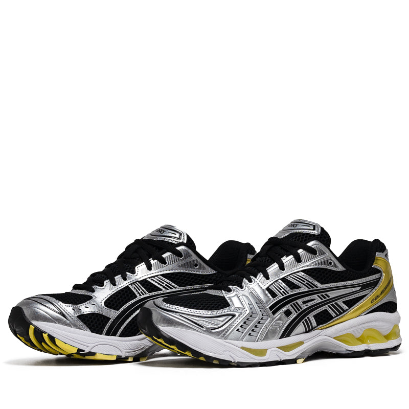 ASICS GEL-Kayano 14 Running Shoes for Men - Black/Lemon Spark - Lightweight Cushioned Stability Sneakers for Jogging, Gym Workouts & Everyday Wear