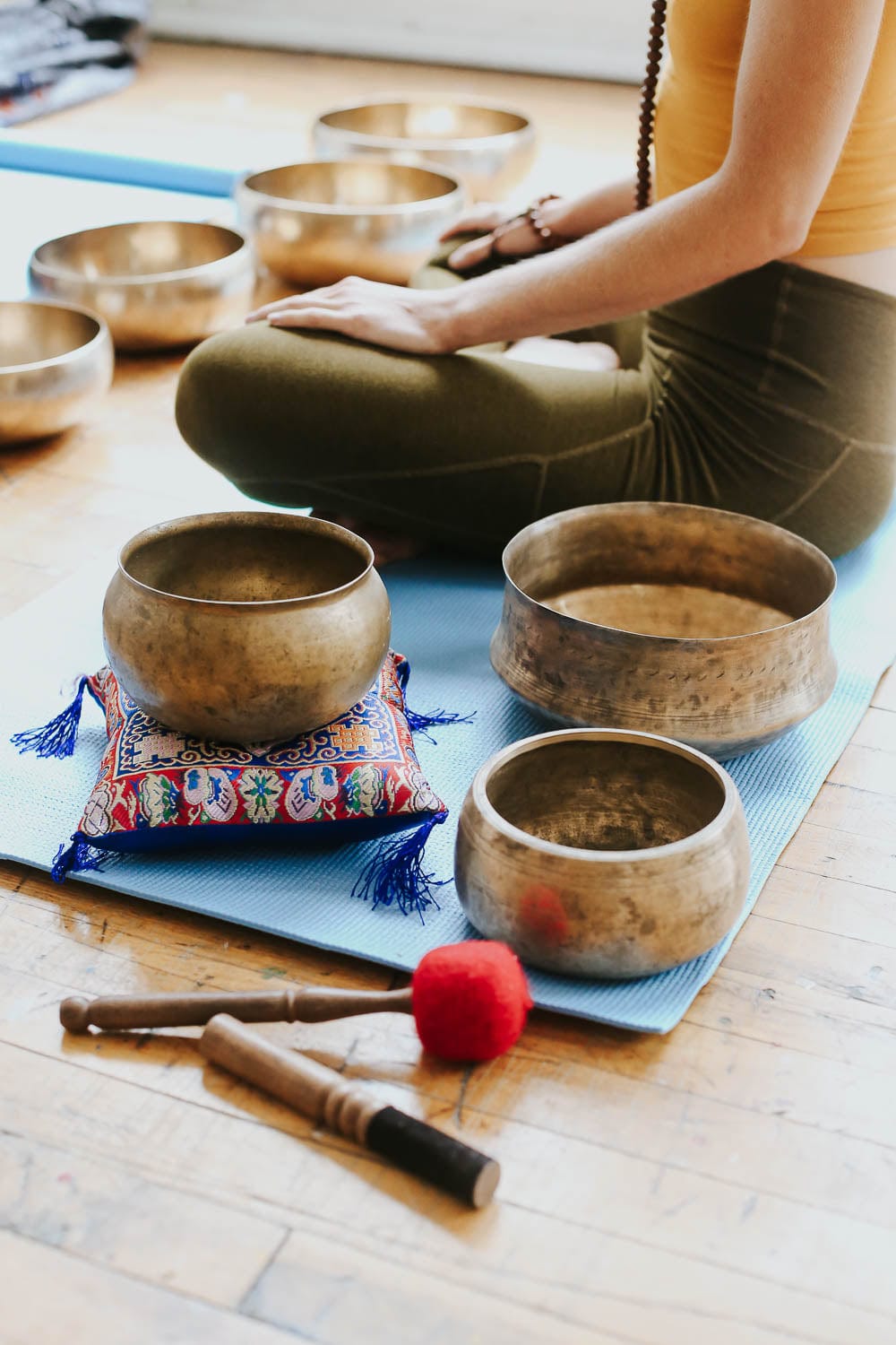 Antique Buddha Hand Carved Wooden Bowl - Handmade Decorative Fruit Serving Bowl for Home Decor & Meditation Spaces