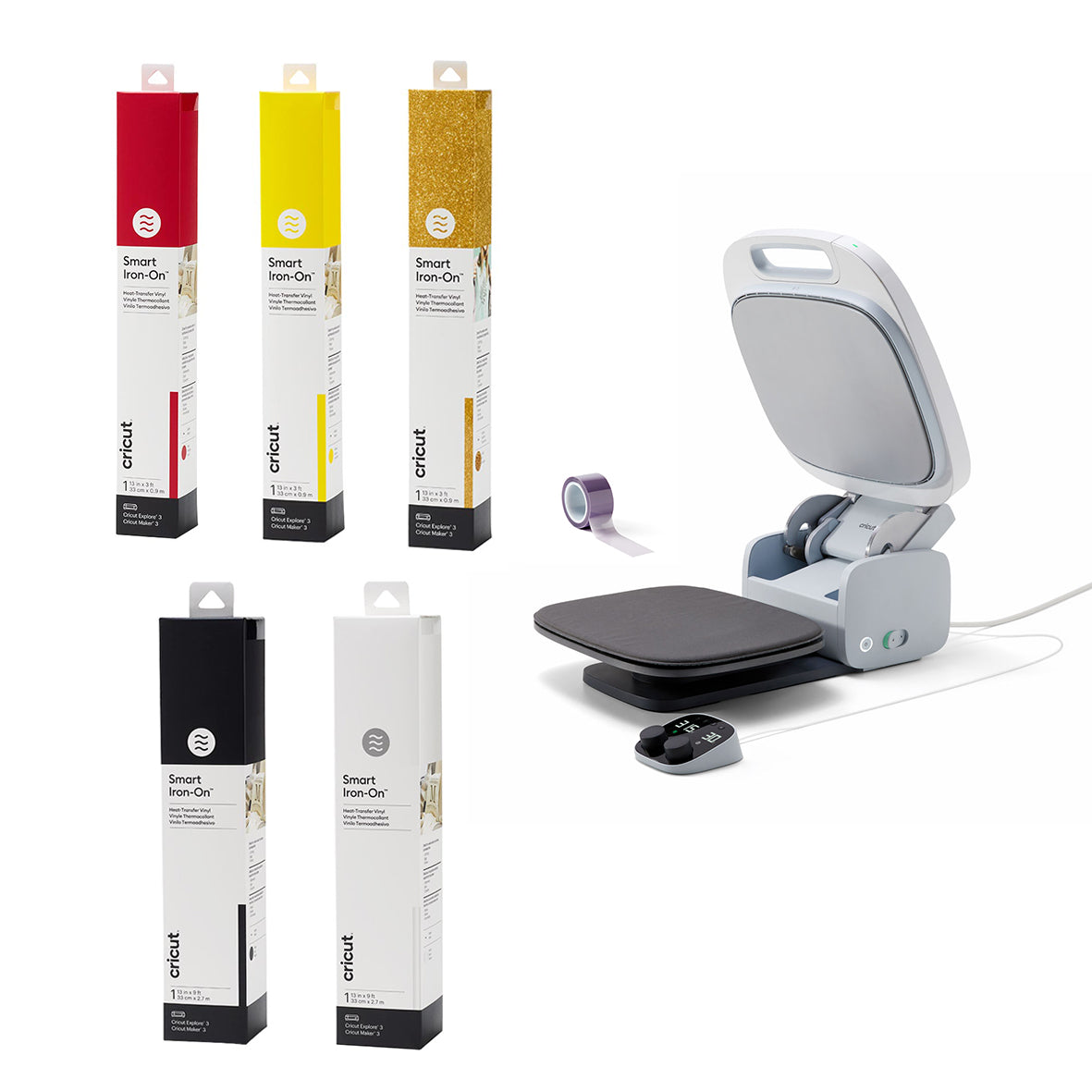 Cricut Campus Bundle - DIY Crafting Machine for Vinyl Cutting, Heat Transfer & More | Perfect for Home Decor, T-Shirts & Personalized Gifts