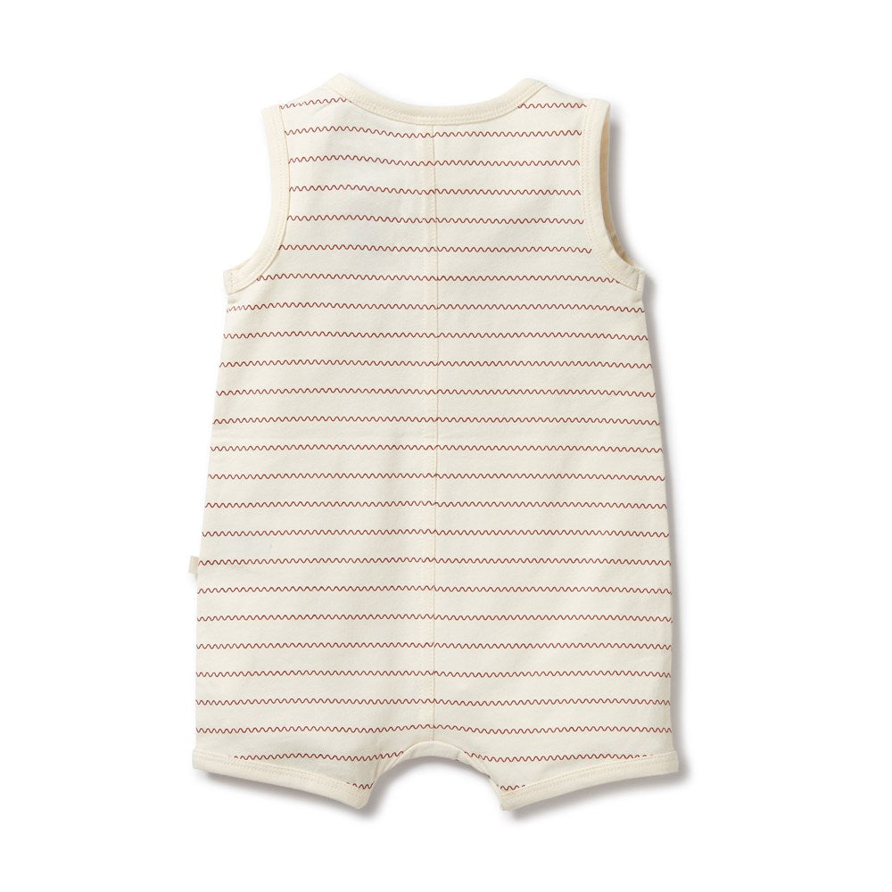 Organic Cotton Henley Growsuit for Babies - Soft & Breathable One-Piece Outfit for Newborns & Infants | Perfect for Playtime, Naptime & Everyday Comfort
