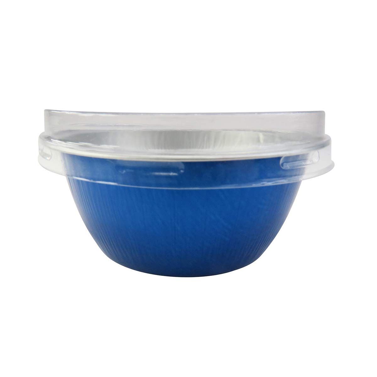 KitchenDance 4oz Disposable Aluminum Baking Cups with Lids - 1000 Pack Blue Colored Foil Pans for Creme Brulee, Flan, Cupcakes & Desserts - Perfect for Home Baking, Party Cooking & Meal Prep - Microwave & Oven Safe