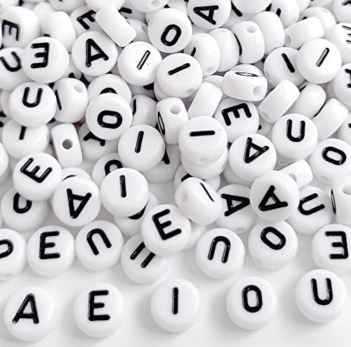 0Round Vowel A E I O U-500PCS