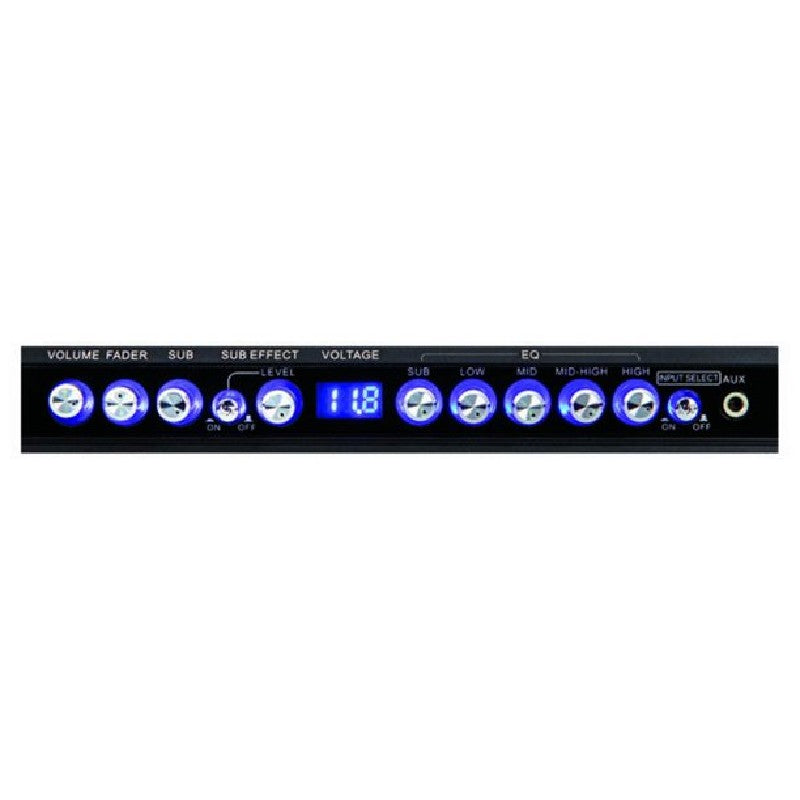 Soundstream MPQ 5V 5-Band Car Audio Parametric Equalizer - Premium Sound Tuning for Vehicles, Trucks & Custom Car Stereo Systems
