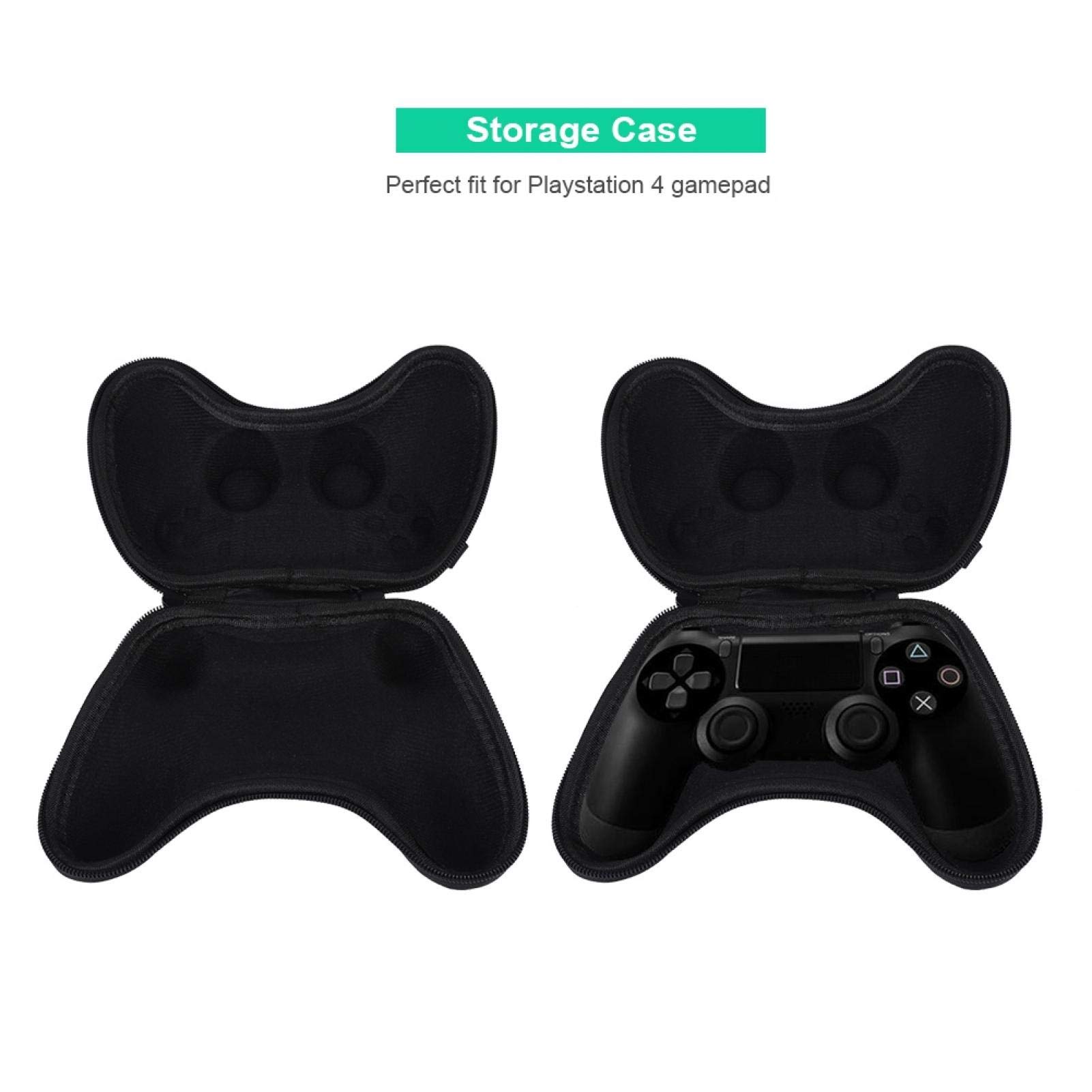 Goshyda Shockproof Travel Case for 4 Game Controllers - Portable Gaming Storage for Travel & Home Use