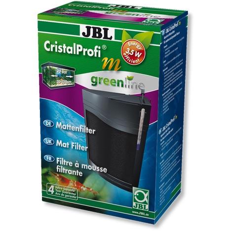 JBL CristalProfi (M) Greenline Aquarium Filter - High Performance Canister Filter for Freshwater & Saltwater Tanks - Perfect for Home, Office & Fish Stores