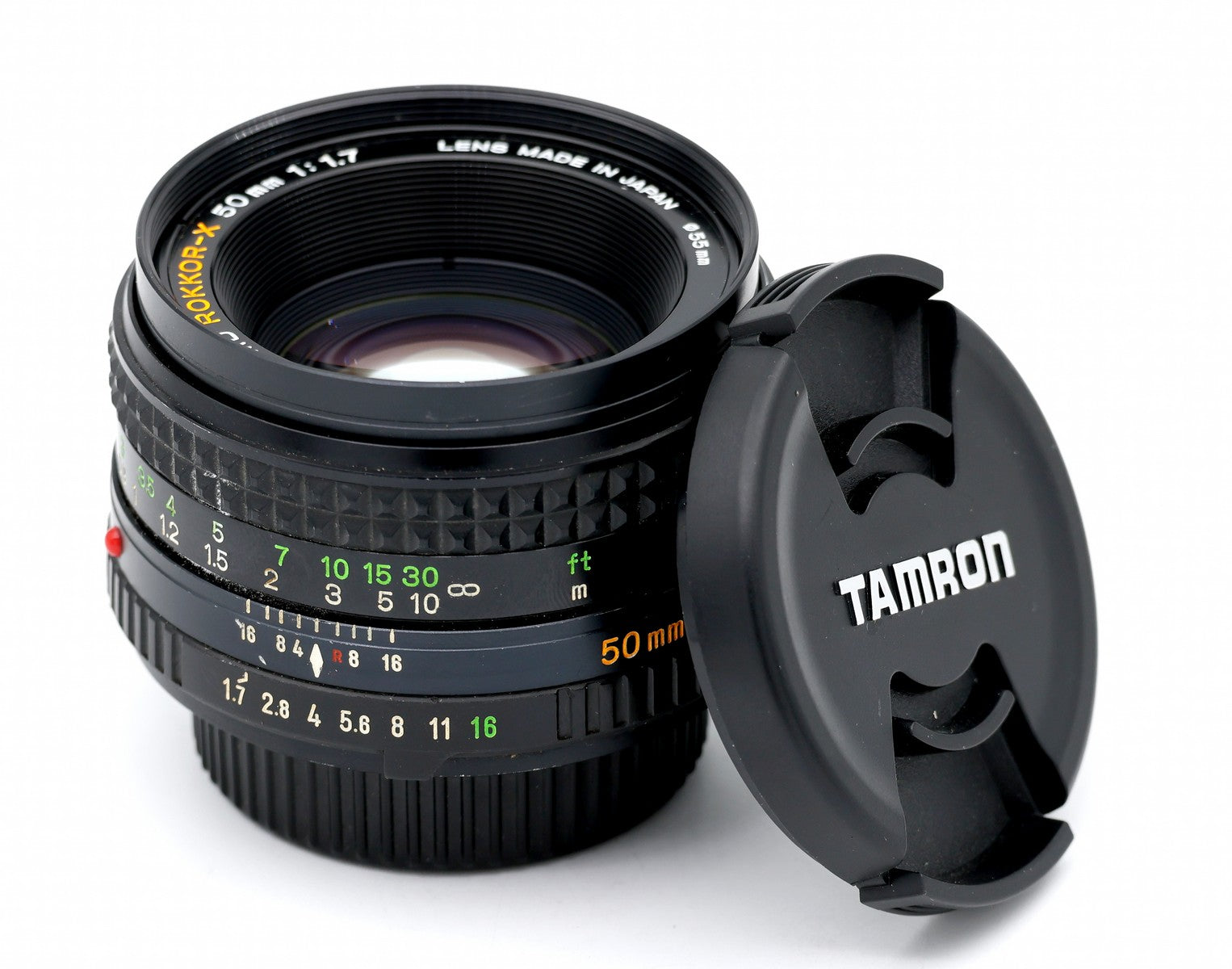 Used Minolta MD Rokkor-X 50mm F1.7 Manual Focus Lens for 35mm Film Cameras - Perfect for Vintage Photography, Film Enthusiasts & Analog Shooters