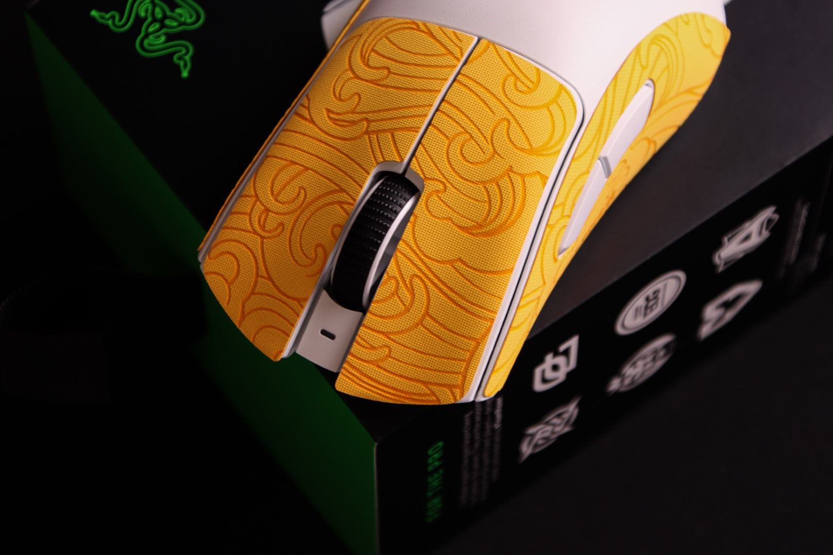 Esports Tiger Oriole Mouse Grips for Razer Deathadder V3 Pro - Enhanced Grip & Control for Competitive Gaming & FPS Esports