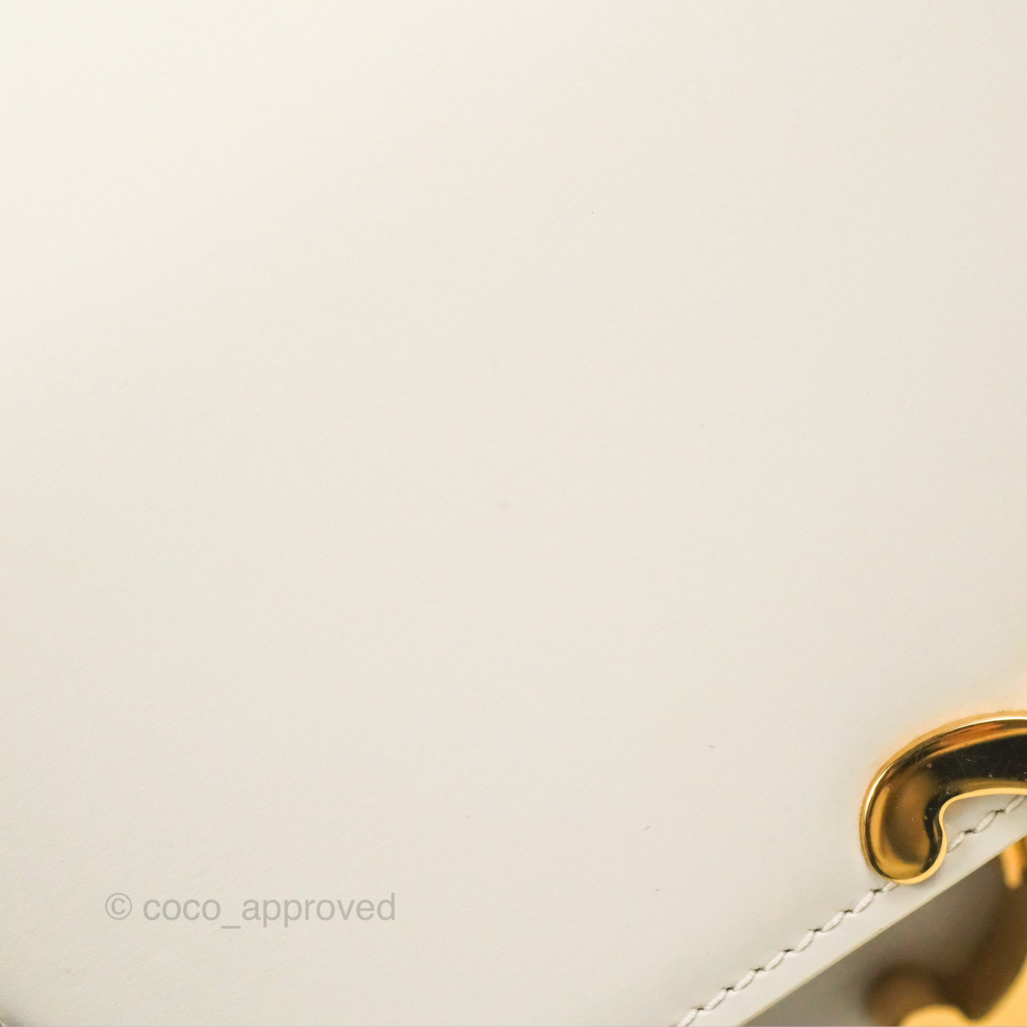 Celine Teen Triomphe Bag in Shiny White Calfskin Leather - Perfect for Everyday Use, Work & Special Occasions
