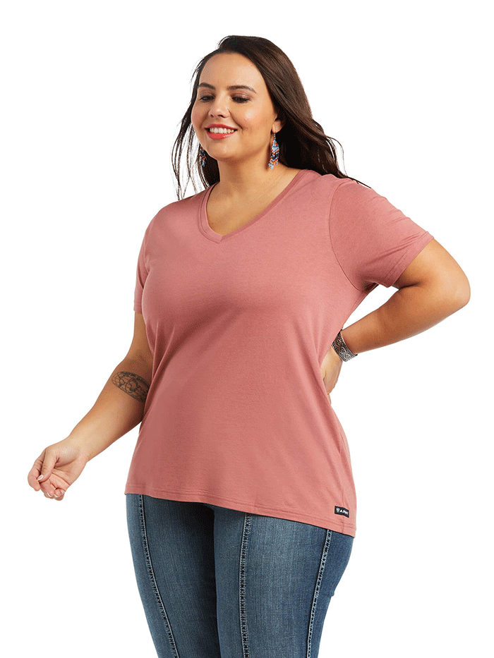 Ariat Women's Element T-Shirt - Antique Rubia - Comfortable Casual Tee for Everyday Wear, Outdoor Activities & Workouts