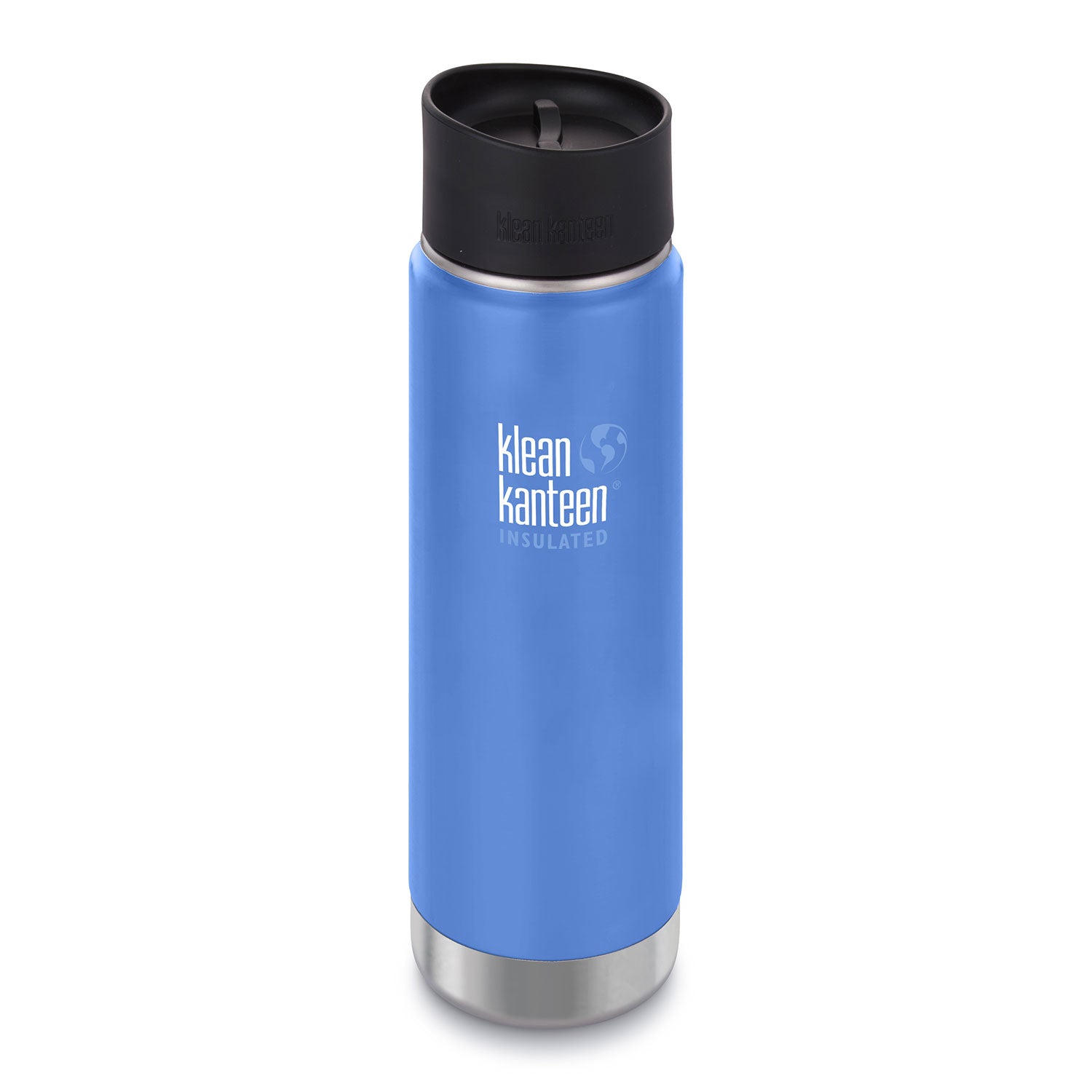 20oz Insulated Stainless Steel Water Bottle with Leak-Proof Coffee Lid - Wide Mouth, Hot & Cold Drink Thermos for Hiking, Gym, Office, Travel