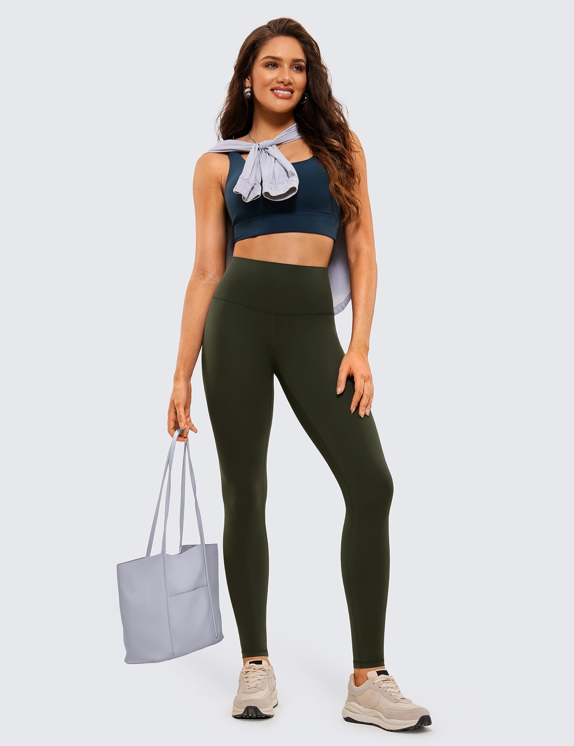 CRZ YOGA Women's Butterluxe High Waist Extra Long Leggings 30'' - Soft Stretchy Workout Yoga Pants for Tall Women | Gym, Running, Pilates & Lounge Wear