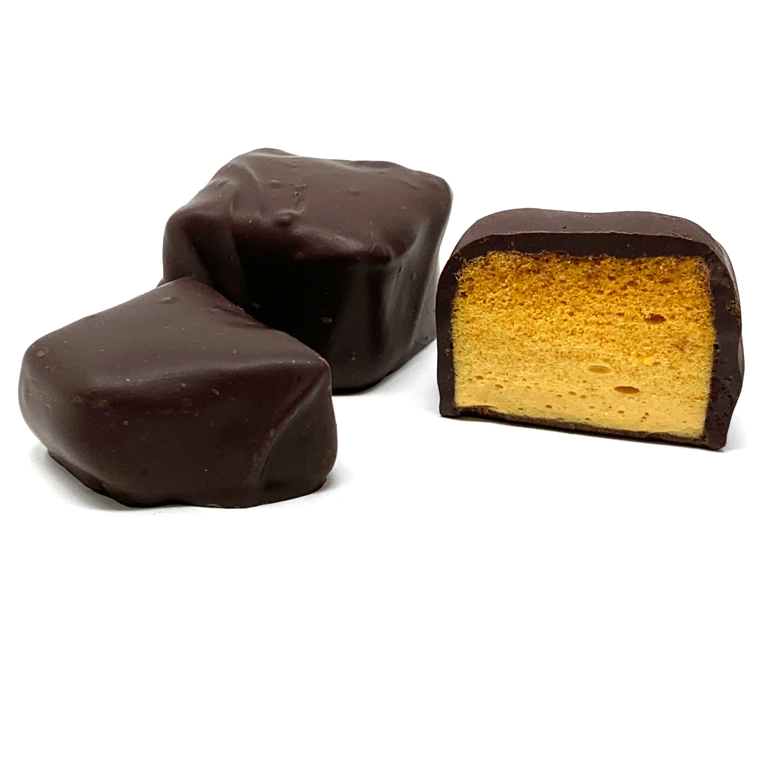 Premium Dark Chocolate Covered Sponge Candy - Gourmet Honeycomb Sea Foam Candy - 3lb (48oz) Bulk Chocolate Treats by CandyKorner - Perfect for Gifts, Parties & Dessert Platters