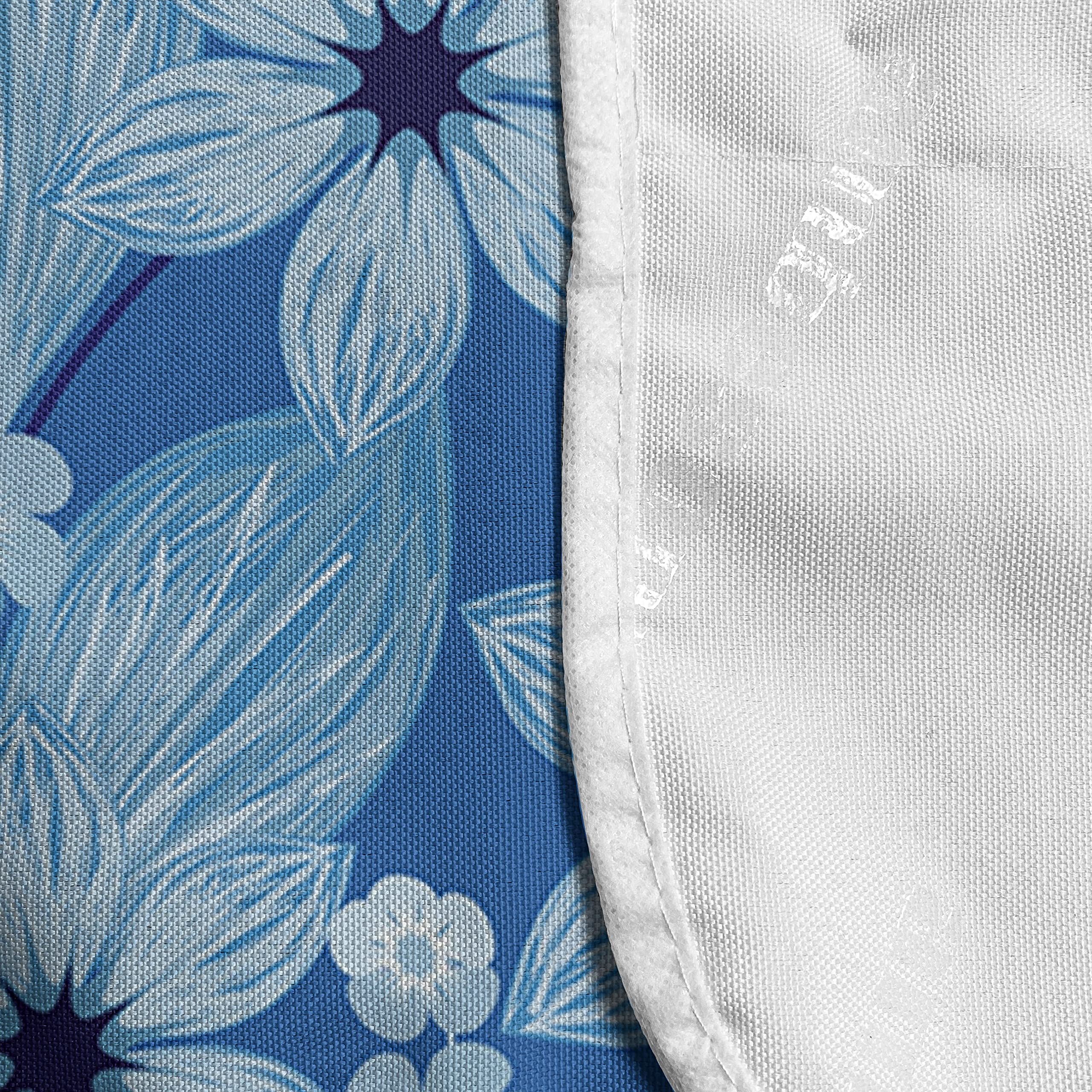 Ambesonne Floral Microwave Cover - Waterproof Kitchen Organizer with Pockets, 36