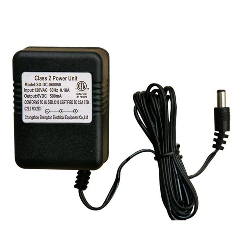 WEEKYE 6V Charger for Kids Ride-On Cars & Electric Toys - Universal 6 Volt Power Adapter for Ride-On Vehicles, Strollers & More - Perfect for Home, Playground & Outdoor Use