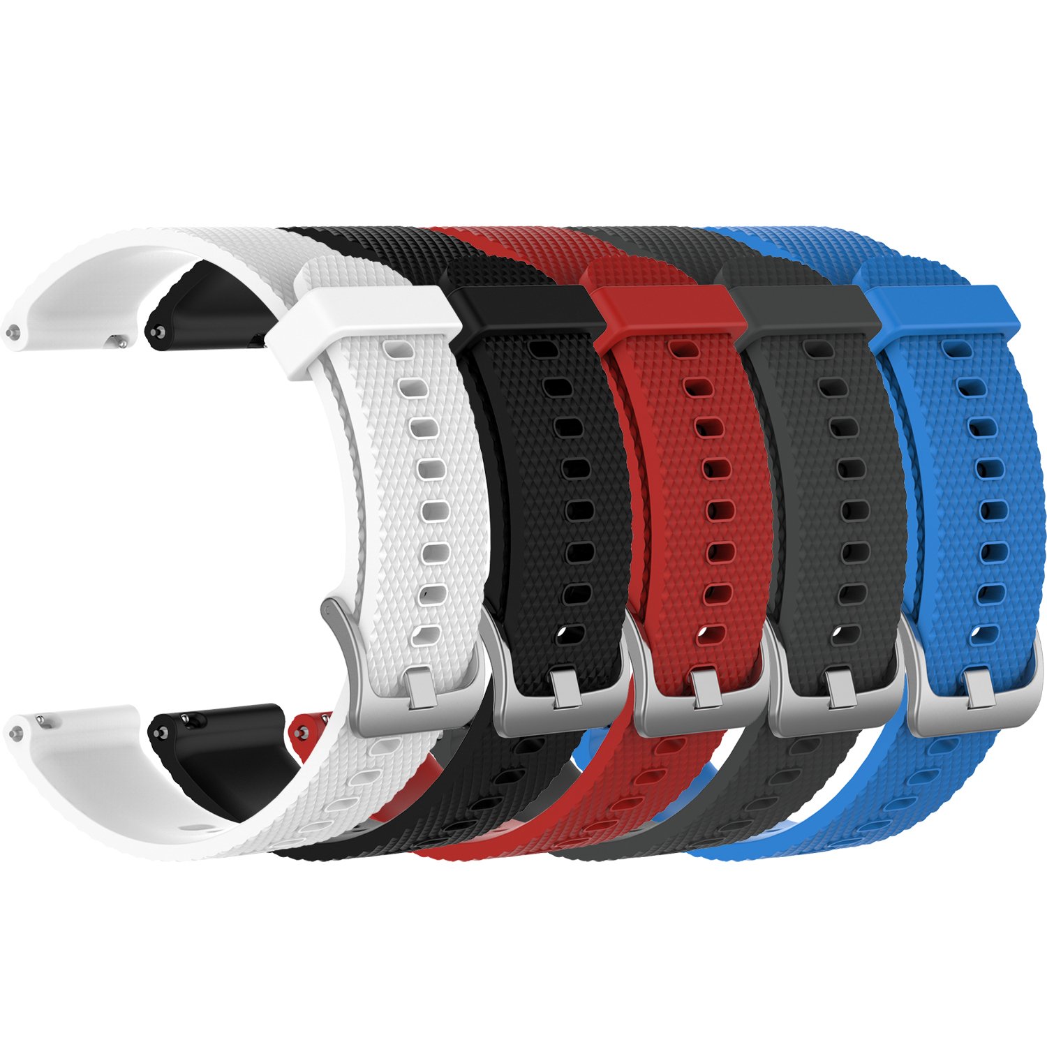 RuenTech Military Smart Watch Band Compatible with K22 - Soft Silicone Quick Release Replacement Strap for Outdoor, Hiking & Tactical Use
