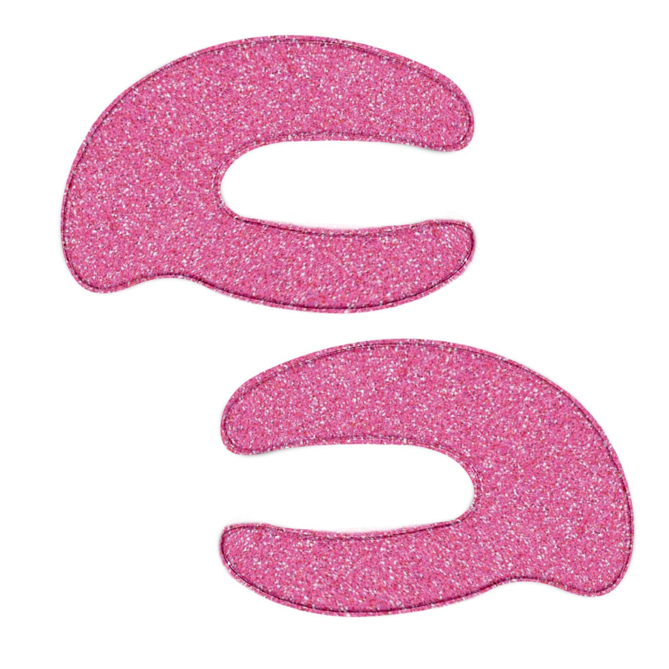 Glitter Eye Pads for Dark Circles, Puffy Eyes & Wrinkles - C-Shaped Under Eye Patches for Hydration & Brightening - Perfect for Skincare Routine, Spa Day & Travel