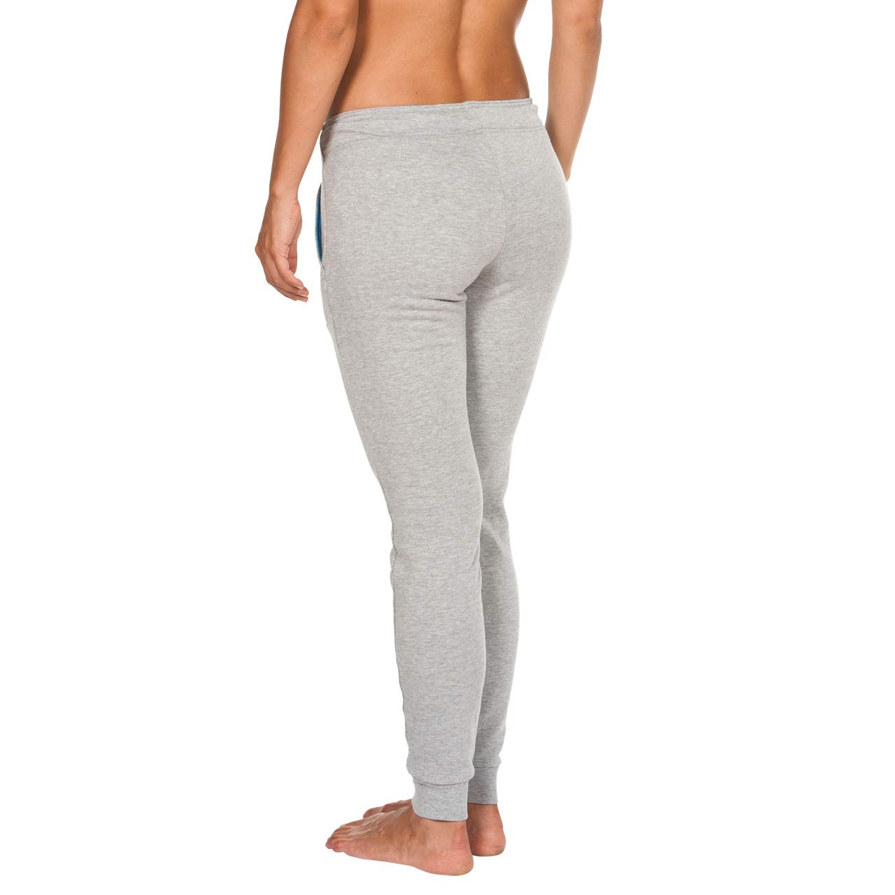 ARENA Women's Official USA Swimming National Team Jogger Sweatpants - Medium Grey Melange, Size S | Comfortable Athletic Pants for Swimming, Training & Lounge Wear
