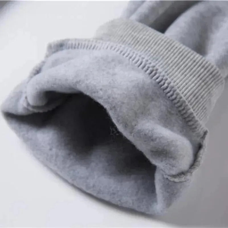 Men's Oversize Fleece Sweatpants with Drawstring Waist - Cozy Lounge Pants for Home, Gym & Casual Wear