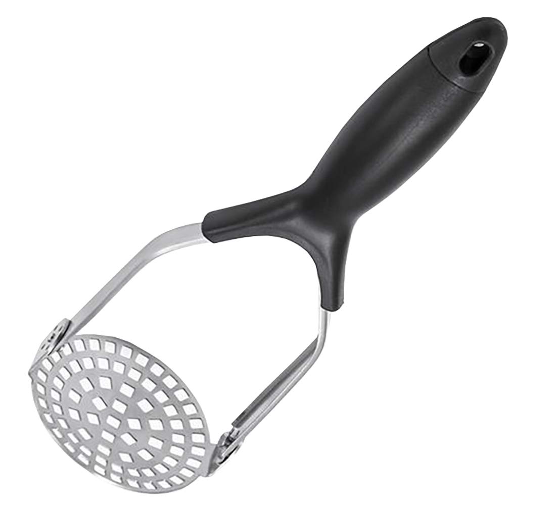 Stainless Steel Potato Masher - Heavy Duty Kitchen Tool for Mashing Potatoes, Vegetables & Fruits | Foldable Design for Easy Storage | Perfect for Home Cooking, Baking & Meal Prep