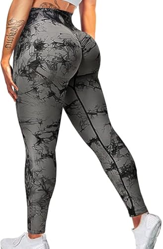 #C Booty Smile Tyedye Grey