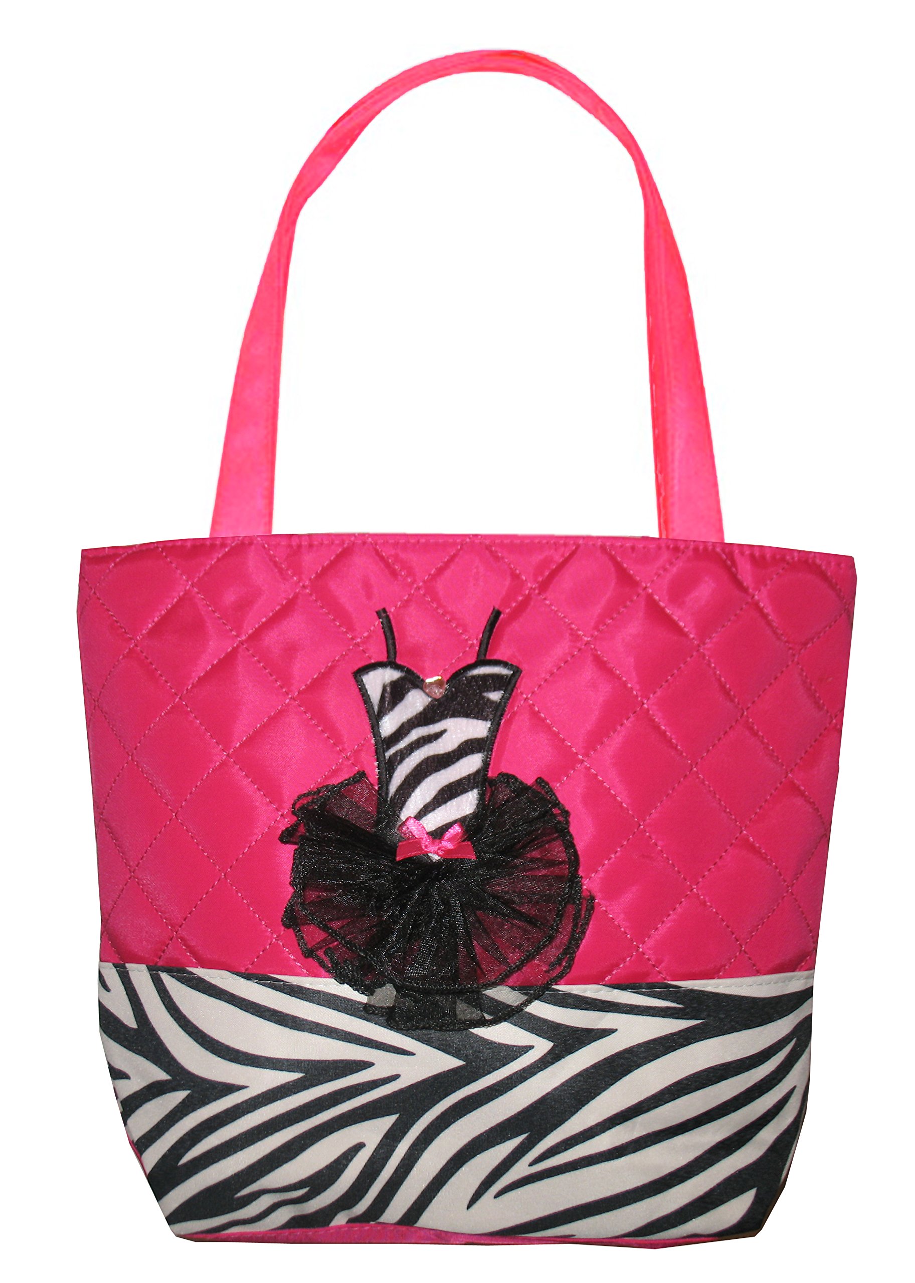 Stylish Quilted Tote Bag for Women - Large Capacity Hot Pink Shoulder Bag - Perfect for Work, Travel, Shopping & Daily Use