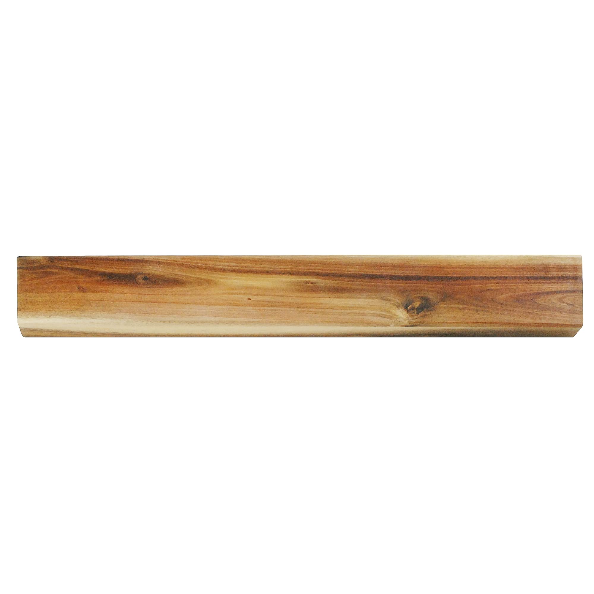 Messermeister Acacia Wood Magnetic Knife Holder Bar - 17.75 Inch Wall Mount Knife Storage for Kitchen - Holds Up to 10 Knives with Included Hardware & Mounting Guide - Perfect for Countertop & Drawer Organization