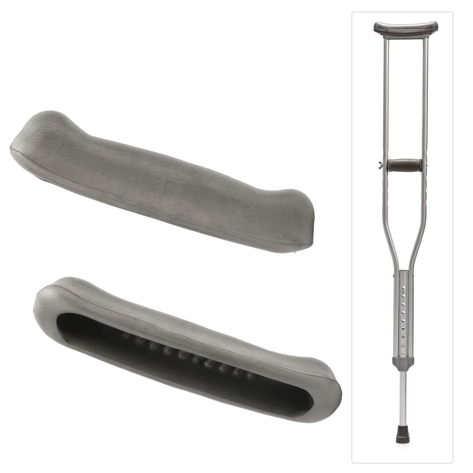 Extra Thick Soft Replacement Crutch Pads - 1 Pair Cushioned Underarm Support for Crutches | Comfortable & Durable for Athletes, Injury Recovery & Daily Mobility