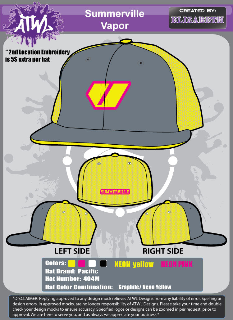 Summerville Vapor Hats - Breathable & Stylish Sun Protection for Outdoor Activities, Hiking, and Beach Trips